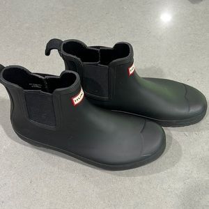 Women's Hunter Original Chelsea Waterproof Rain Boots. US sz 11